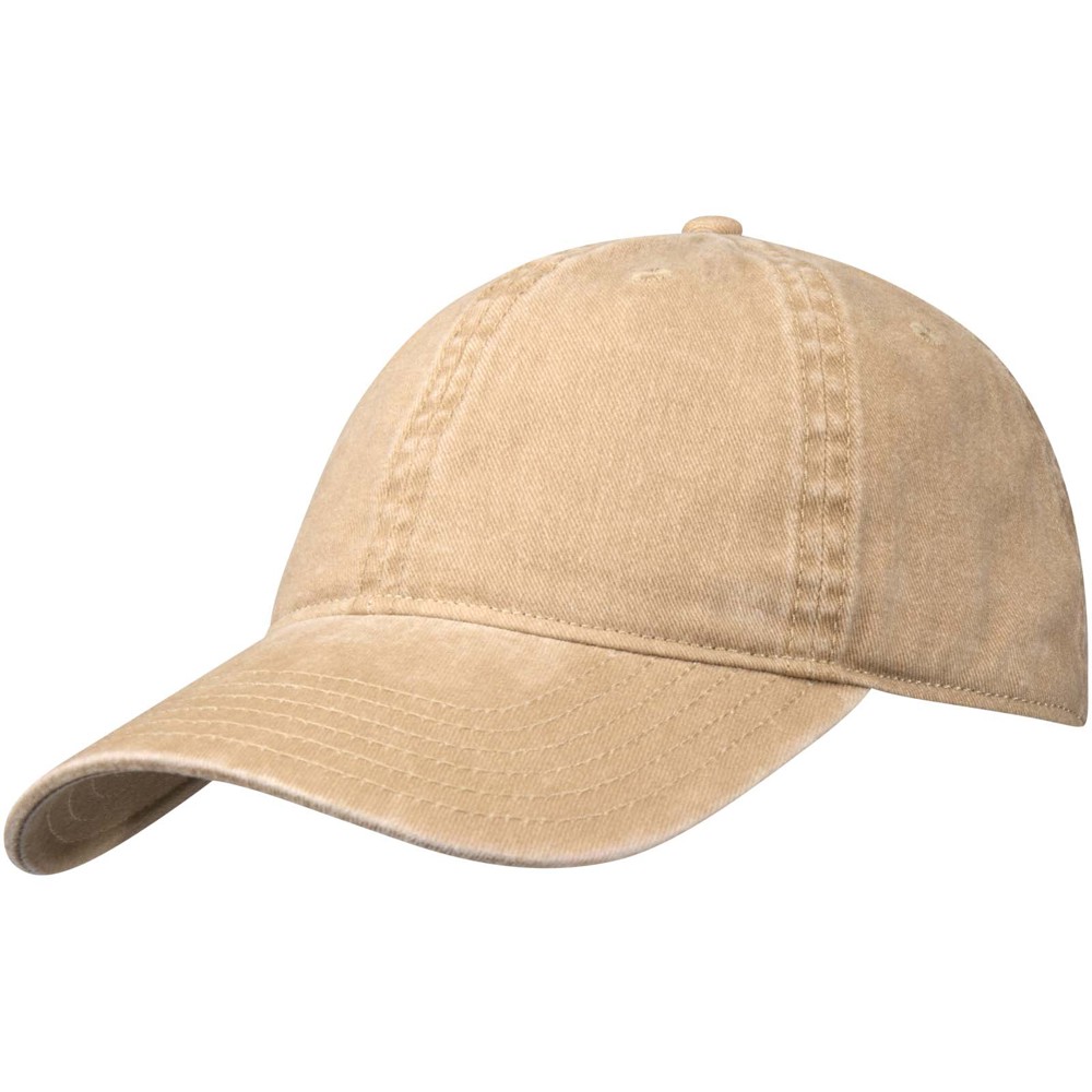 Grafton 270 g/m² 6 panel gewassen cap - Havermout