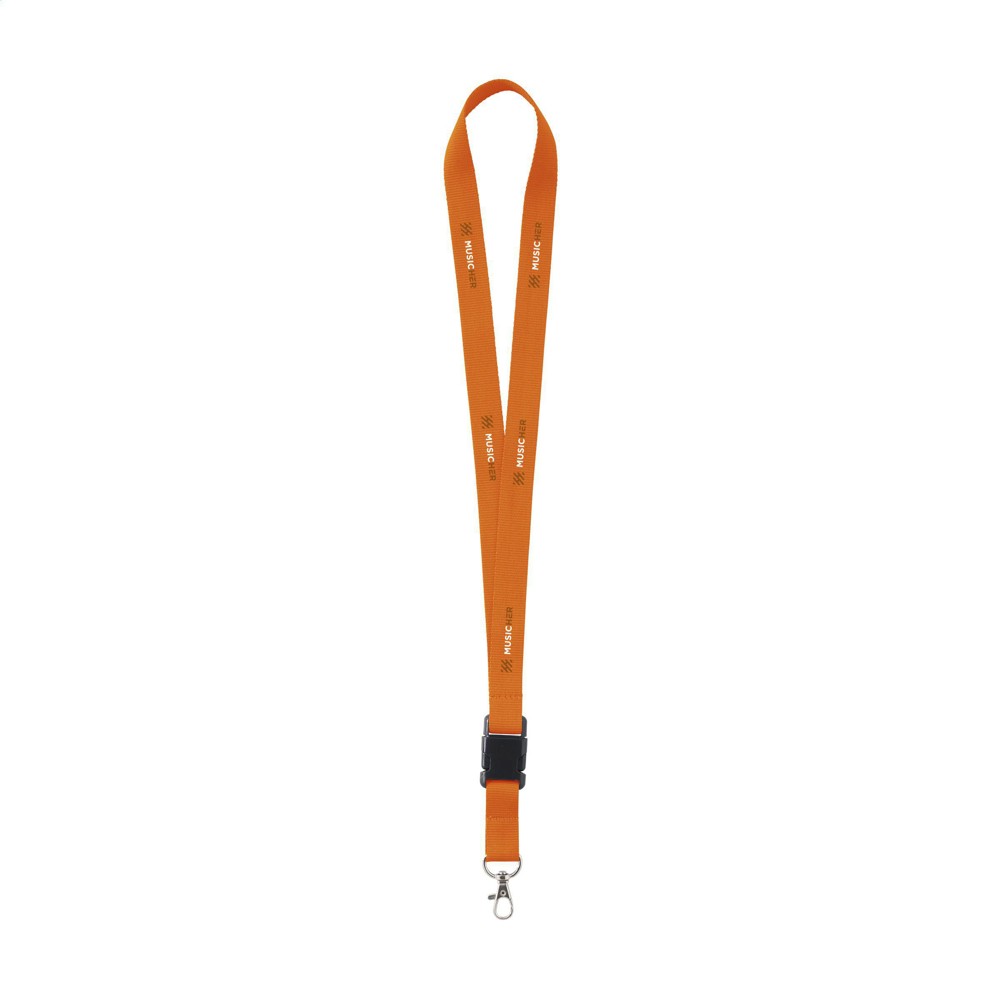KeyCord 2 cm lanyard - oranje (± PMS 1505)