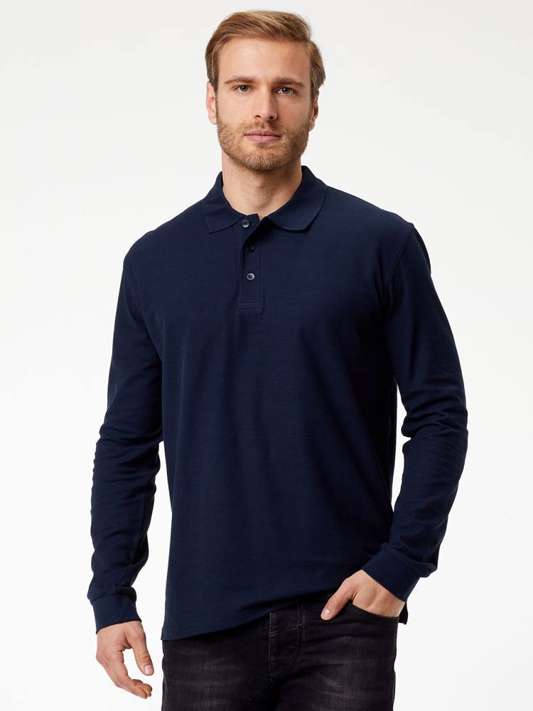 BS Evolution long sleeve polo, 180 gr/m²
