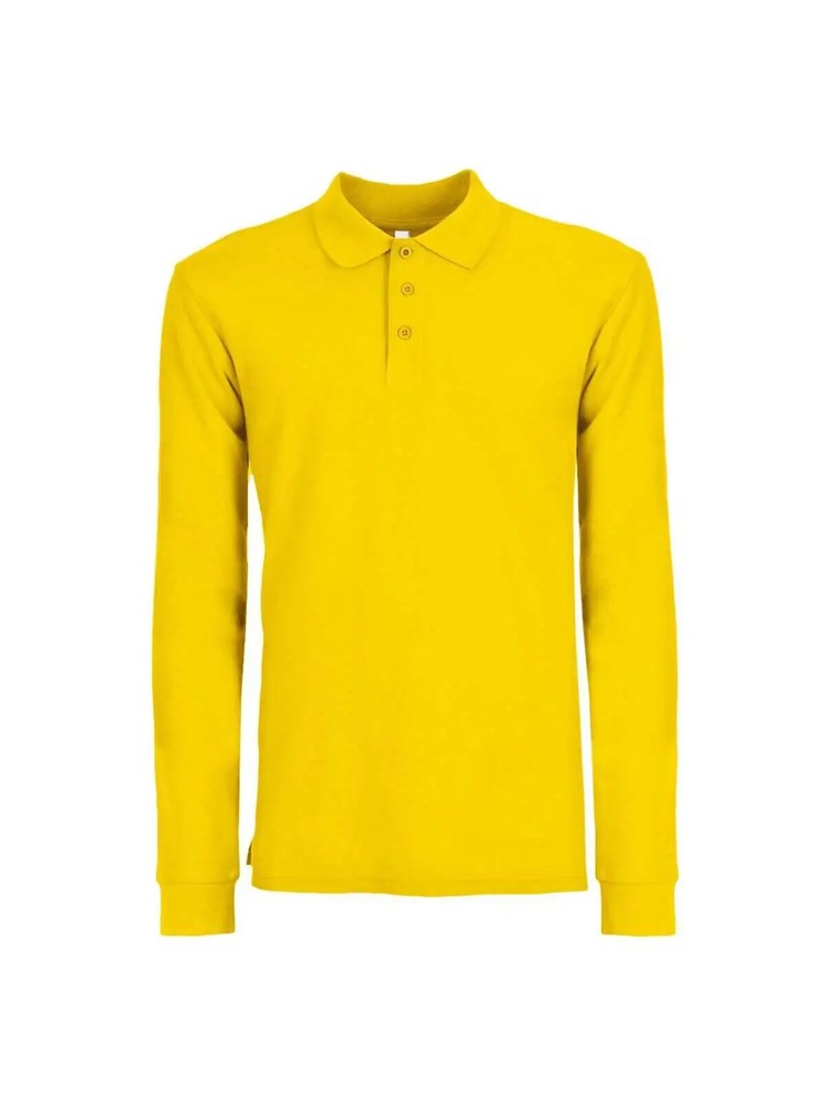 BS Evolution Polo Dames Lange Mouw - Goud (PMS 114C)