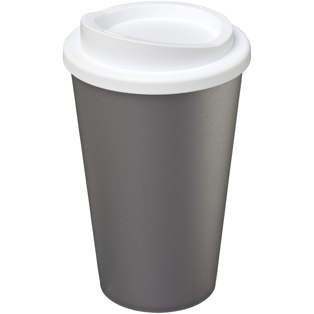 Americano® 350 ml geïsoleerde beker - Zilver, Wit