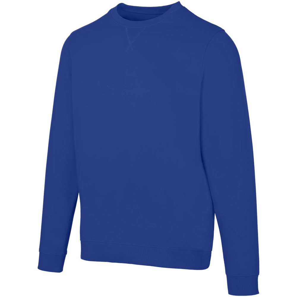 Jasper 280 g/m² unisex OCS gecertificeerde organische gerecyclede trui met ronde hals - Blauw