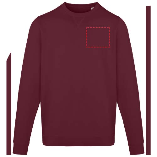Jasper 280 g/m² unisex OCS gecertificeerde organische gerecyclede trui met ronde hals