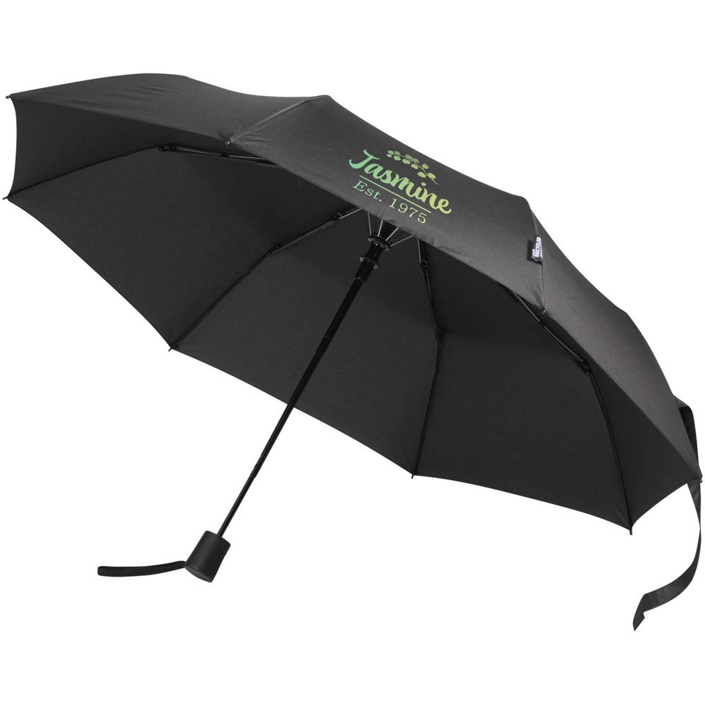 Agnes 21" opvouwbare paraplu met automatische opening van RPET