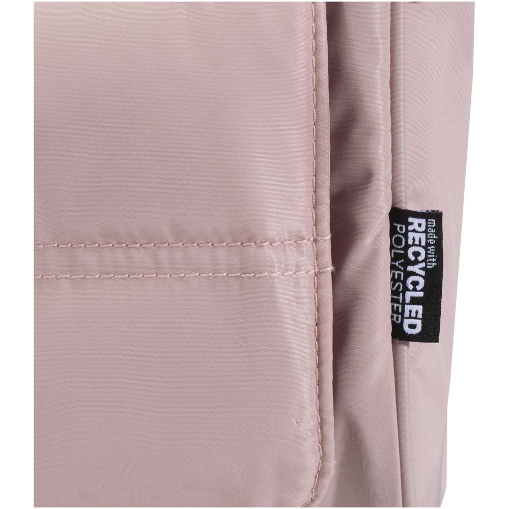 Puffer GRS gerecycleerde ophangbare canvas toilettas 8L