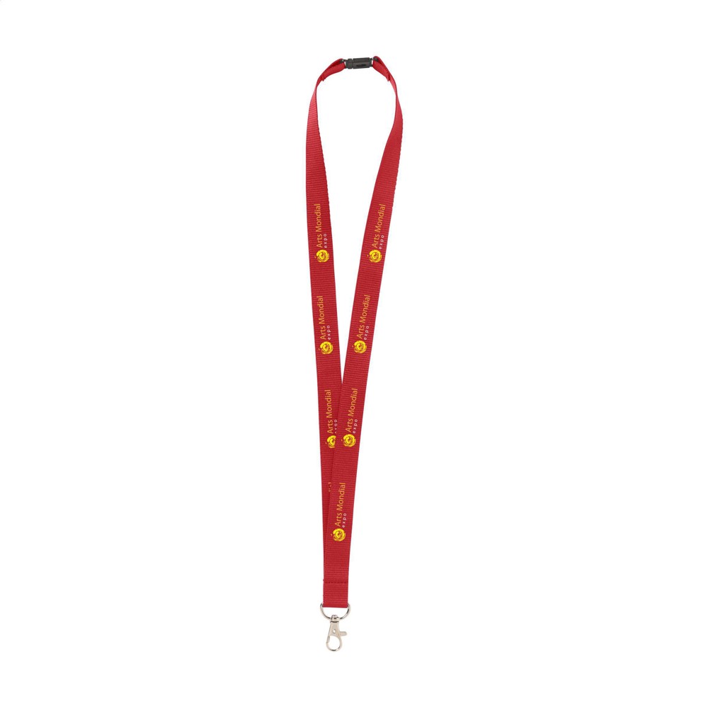 KeyCord Budget Safety 2 cm lanyard - rood (± PMS 185)
