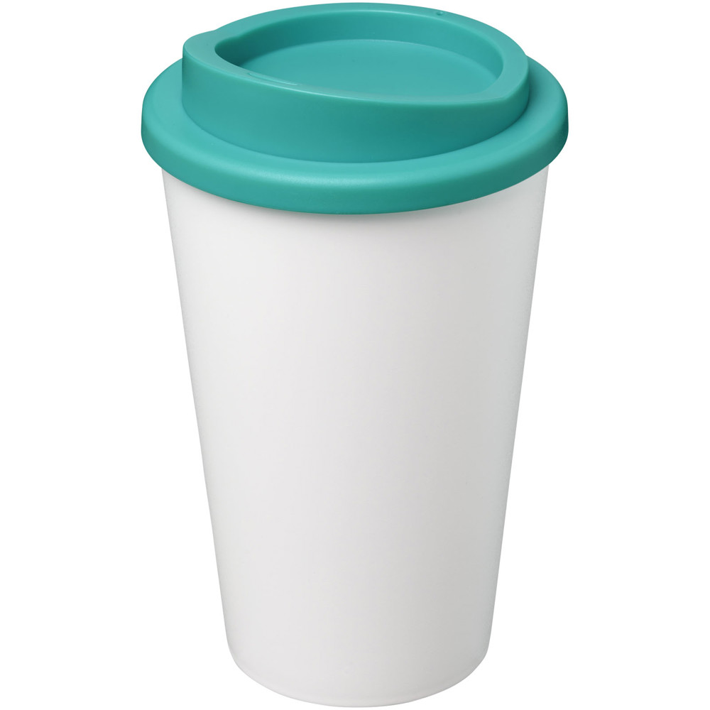 Americano® 350 ml geïsoleerde beker - Wit, Aqua