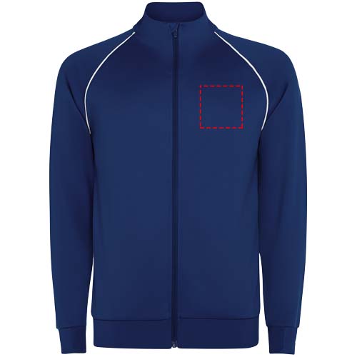 Valier herensweatshirt met doorlopende rits