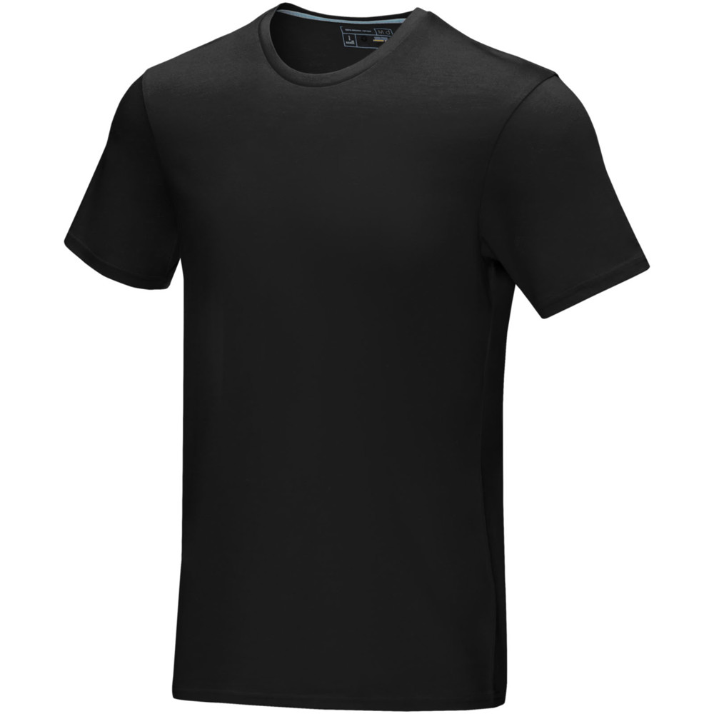 Azurite heren T-shirt met korte mouwen biologisch textiel - Zwart