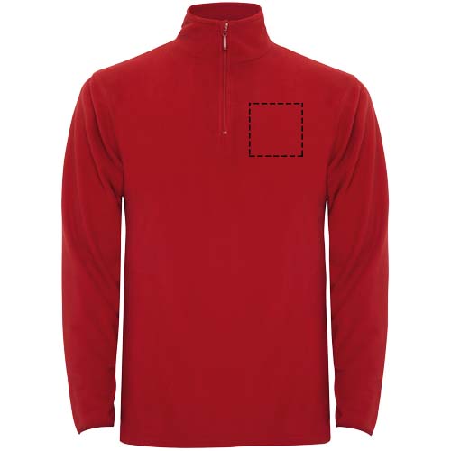 Himalaya fleece herenjack met kwartrits