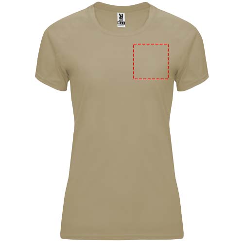 Bahrain 135 g/m² sportshirt met korte mouwen voor dames