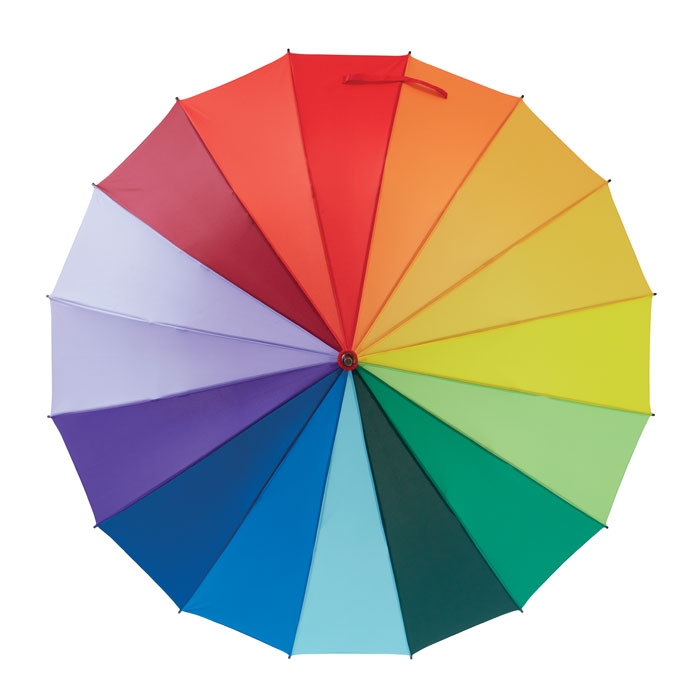 BOWBRELLA - 27 inch regenboogparaplu