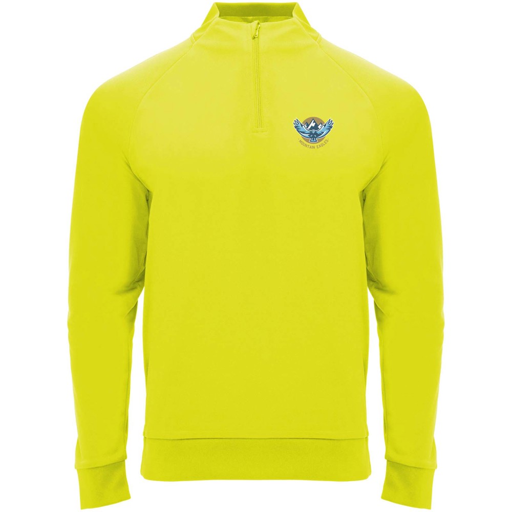 Epiro 200 g/m² unisex sweatshirt met lange mouwen en kwartrits