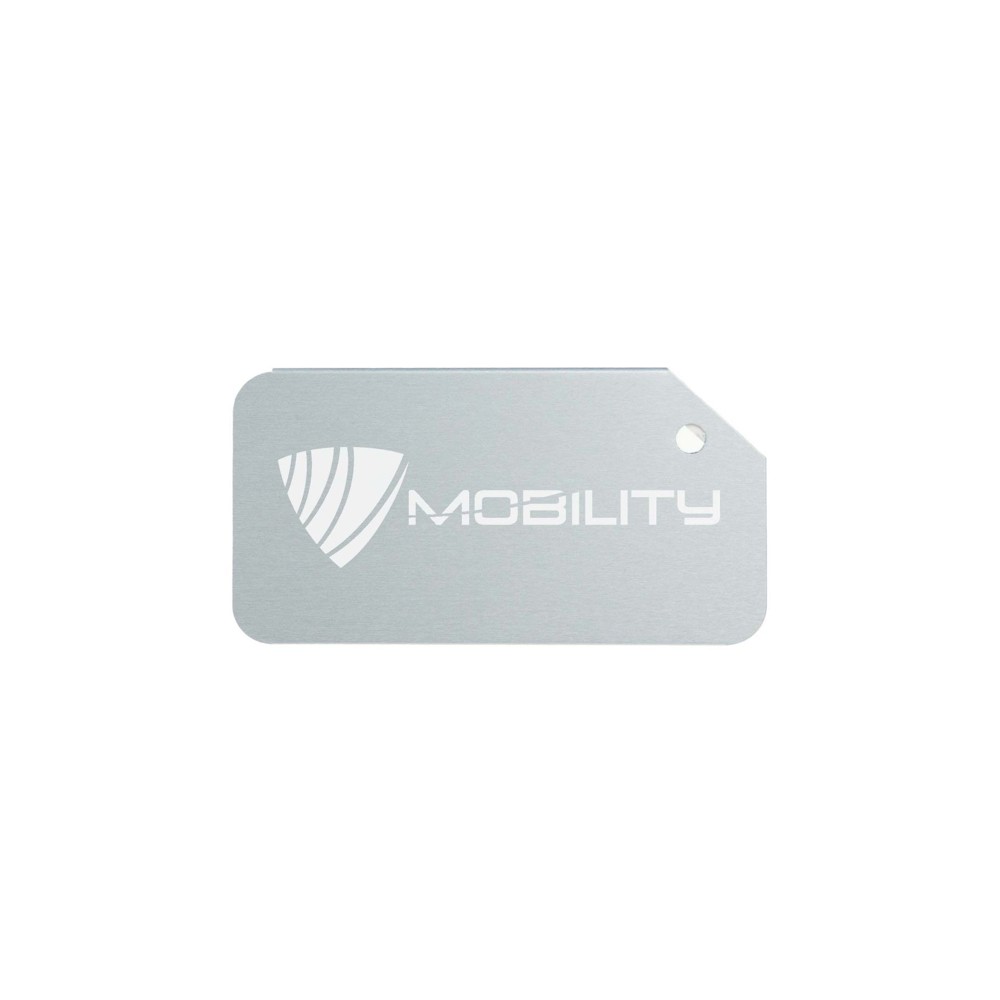 Luggage Tag Aluminium- Zilver
