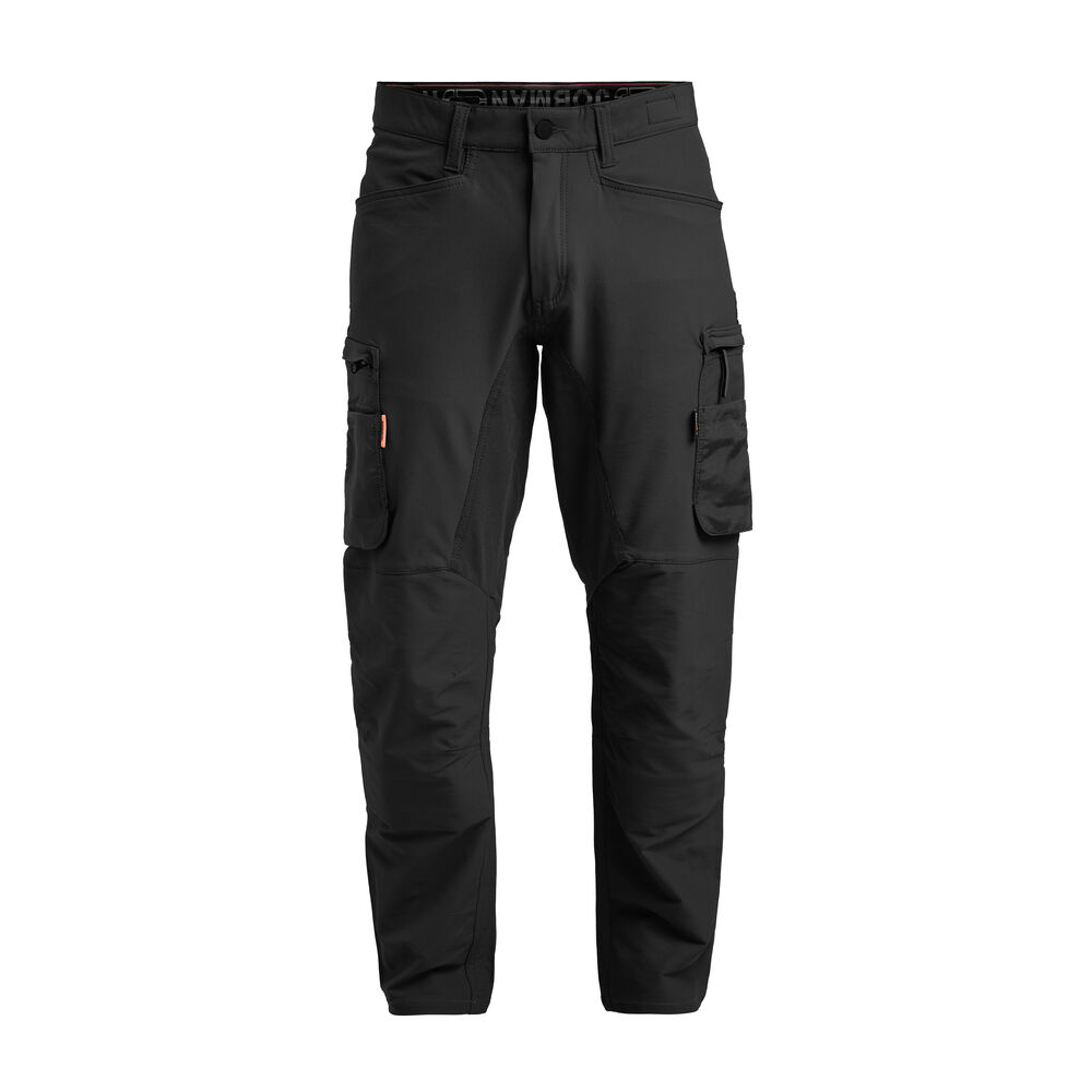 Jobman - 2194 Stretch Service Trousers - Zwart/Zwart