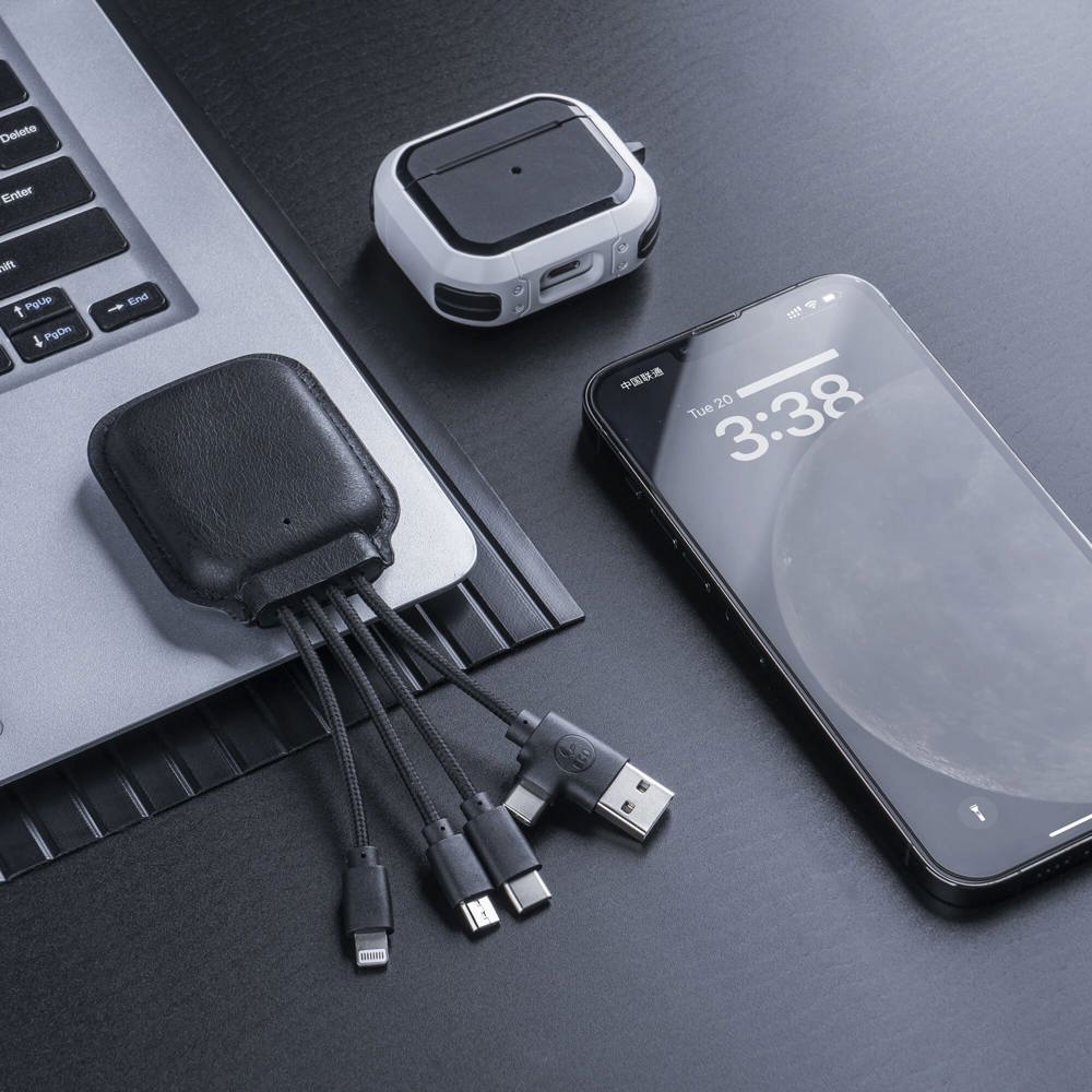 4001 | Xoopar Iné Gamma NFC Powerbank met Oplaadkabels 3000mAh 