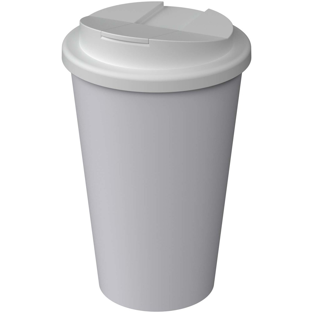 Americano® Infiniti geïsoleerde beker van 350 ml met morsbestendig deksel - Lichtgrijs