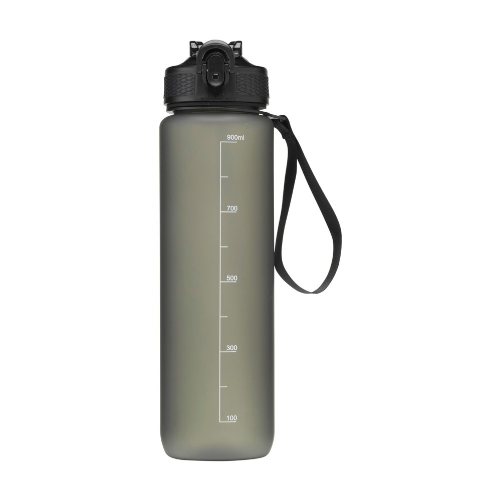 AquaSport RCS Recycled Water Bottle 1 L - Zwart