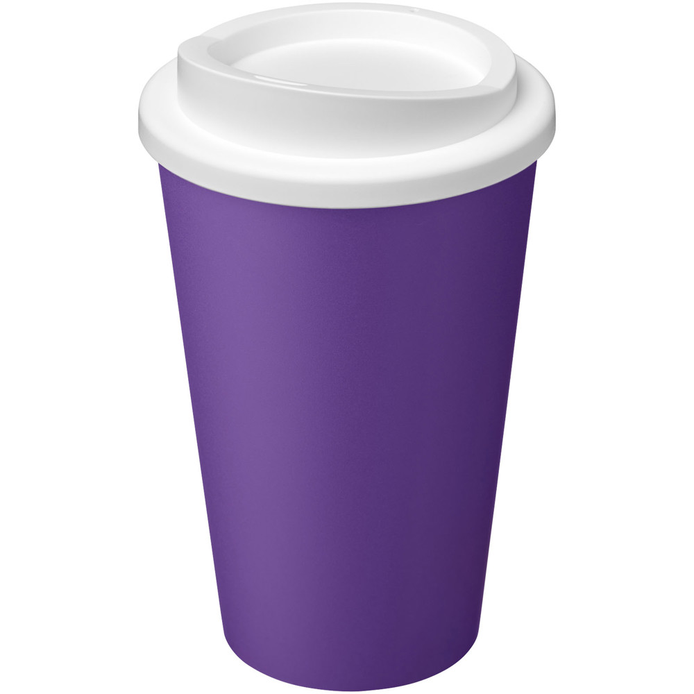 Americano® Eco 350 ml gerecyclede drinkbeker - Paars, Wit
