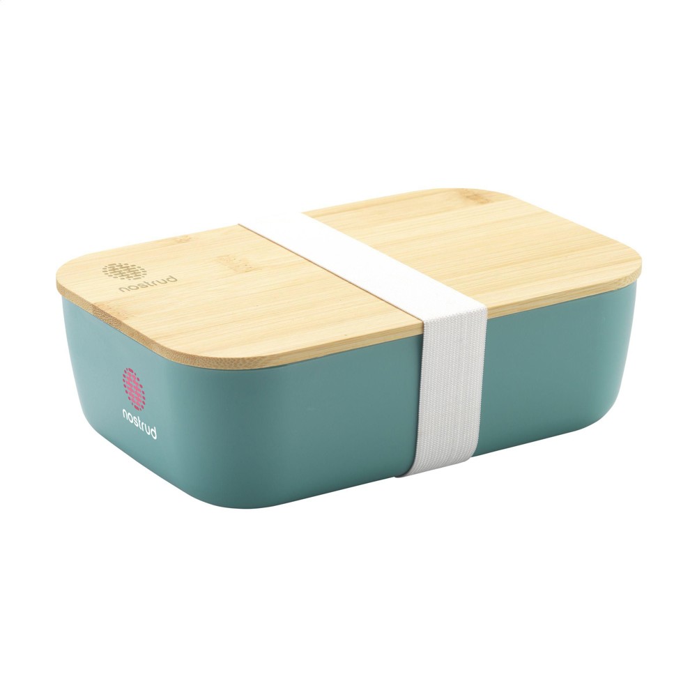 Midori Bamboo Lunchbox - petrol (± PMS 8221c)