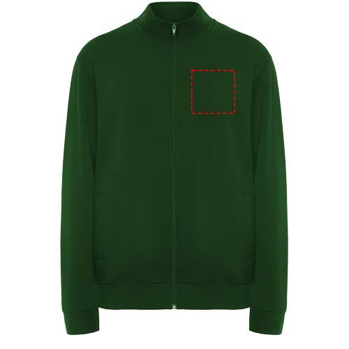 Ulan 280 g/m² unisex sweater met volledige rits
