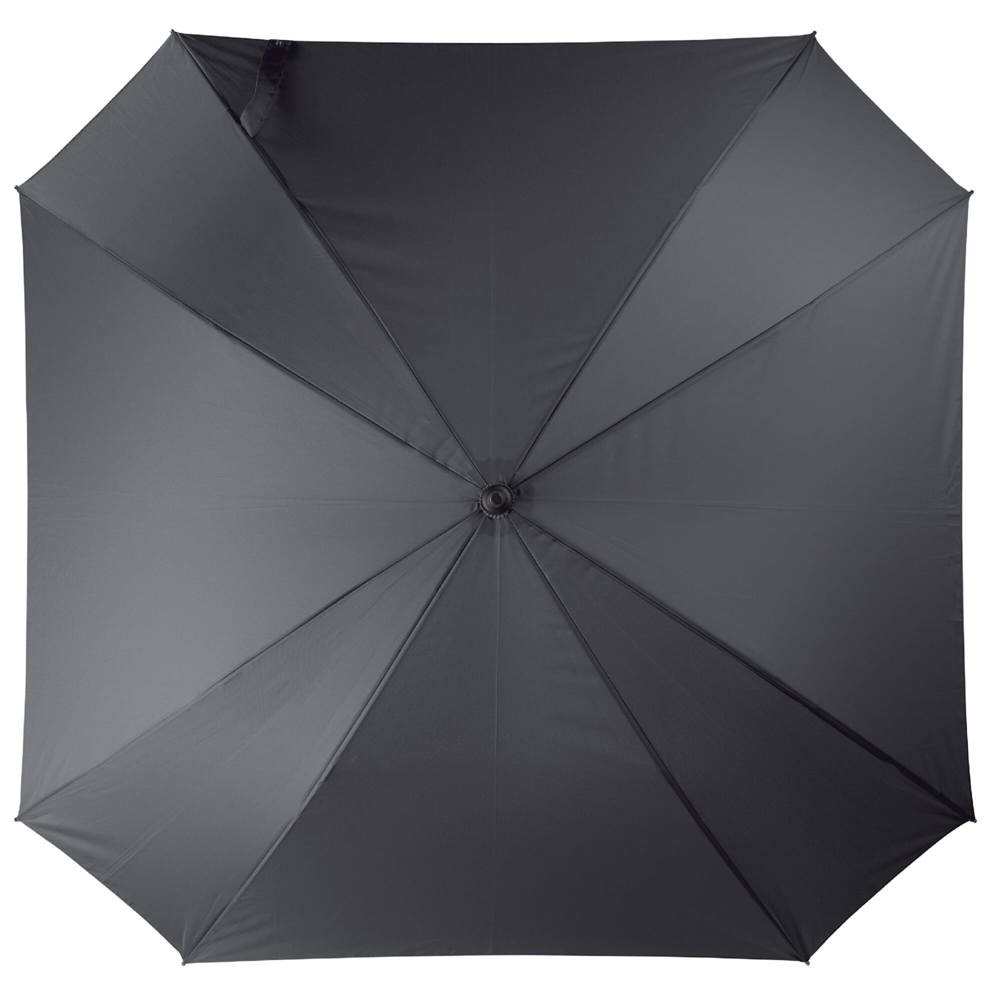 Deluxe vierkante paraplu met draaghoes 27” auto open
