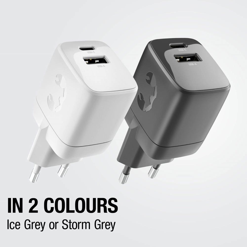 Fresh 'n Rebel 30W Snellader GaN USB-C &amp; USB-A