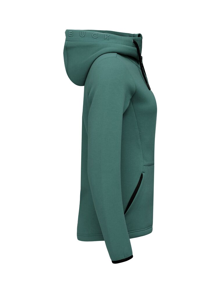 Cutter & Buck - Pemberton Hood Dames Dennengroen XS