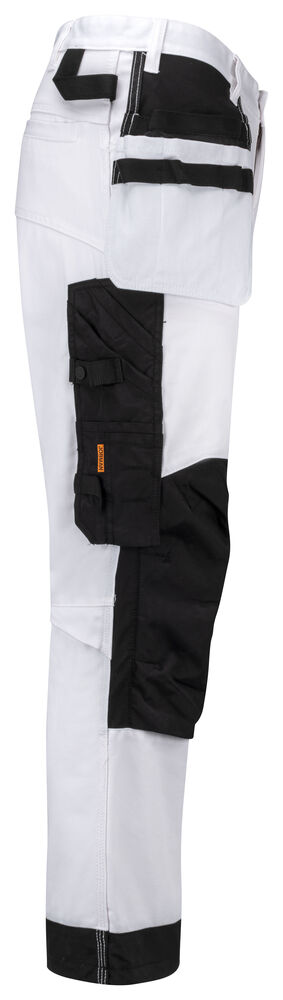 Jobman - 2174 Painters' Trousers Core Stretch Wit/zwart 146