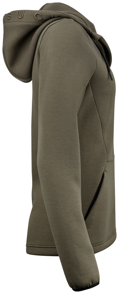 Cutter & Buck - Pemberton Hood FZ Dames Ivy Groen XL