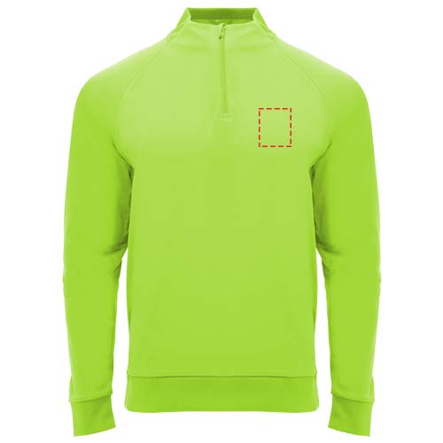 Epiro 200 g/m² sweatshirt met lange mouwen en kwartrits voor kinderen