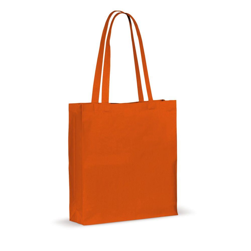Schoudertas katoen OEKO-TEX® 140g/m² 38x10x42cm - Oranje