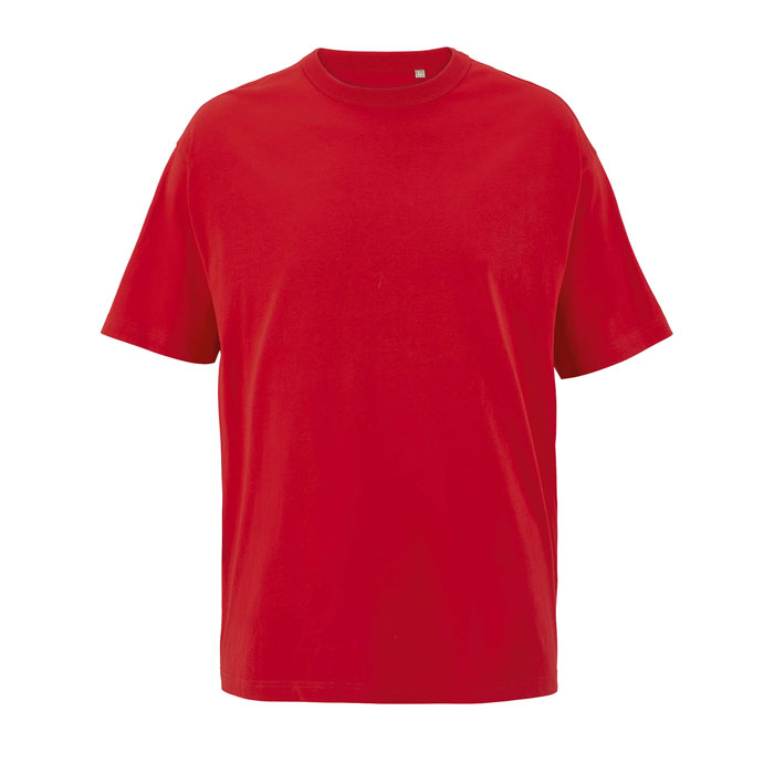 BOXY MEN - BOXY OVERSIZE T-SHIRT HEREN - Helder Rood