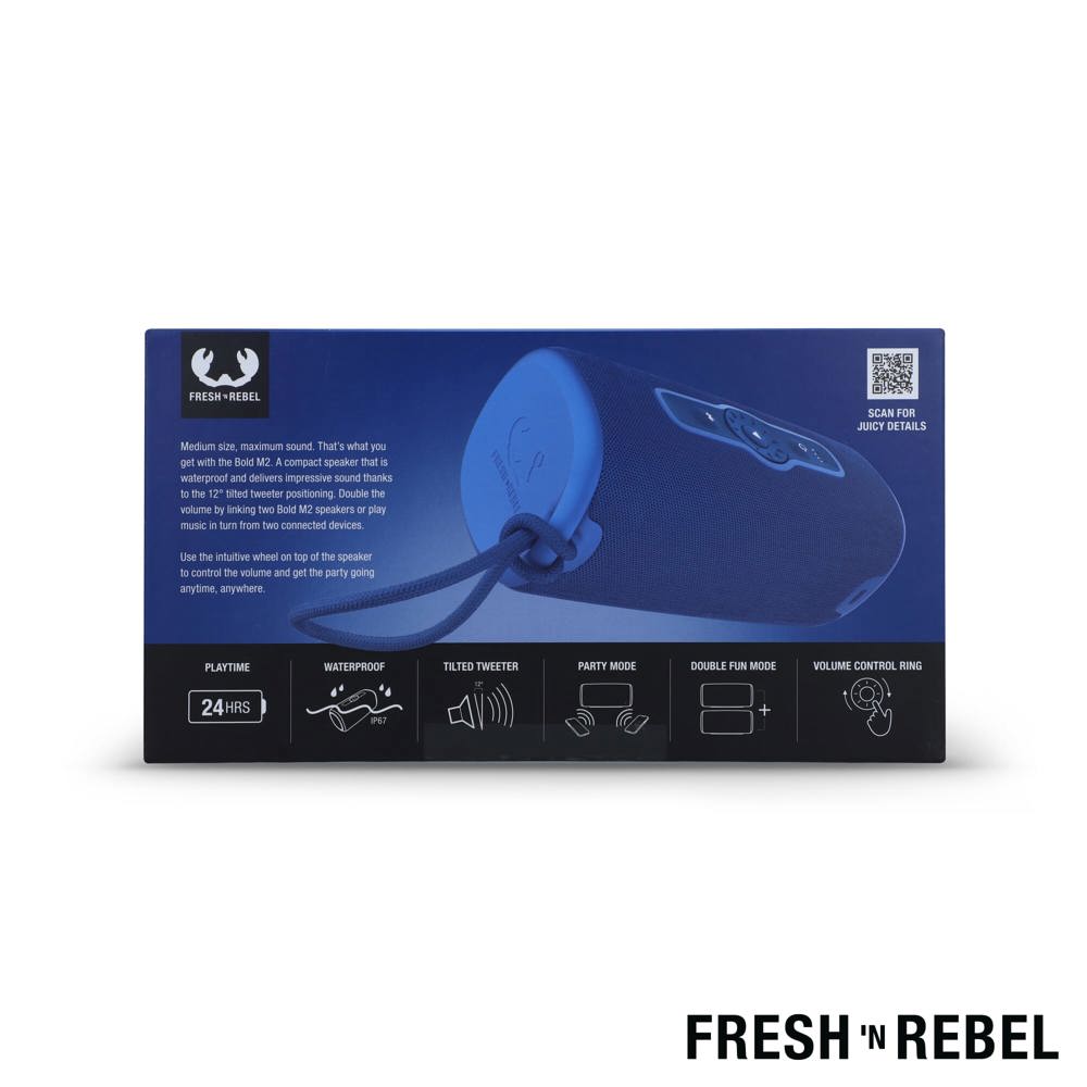  1RB7400 I Fresh 'n Rebel Bold M2 Waterbestendige Bluetooth Speaker
