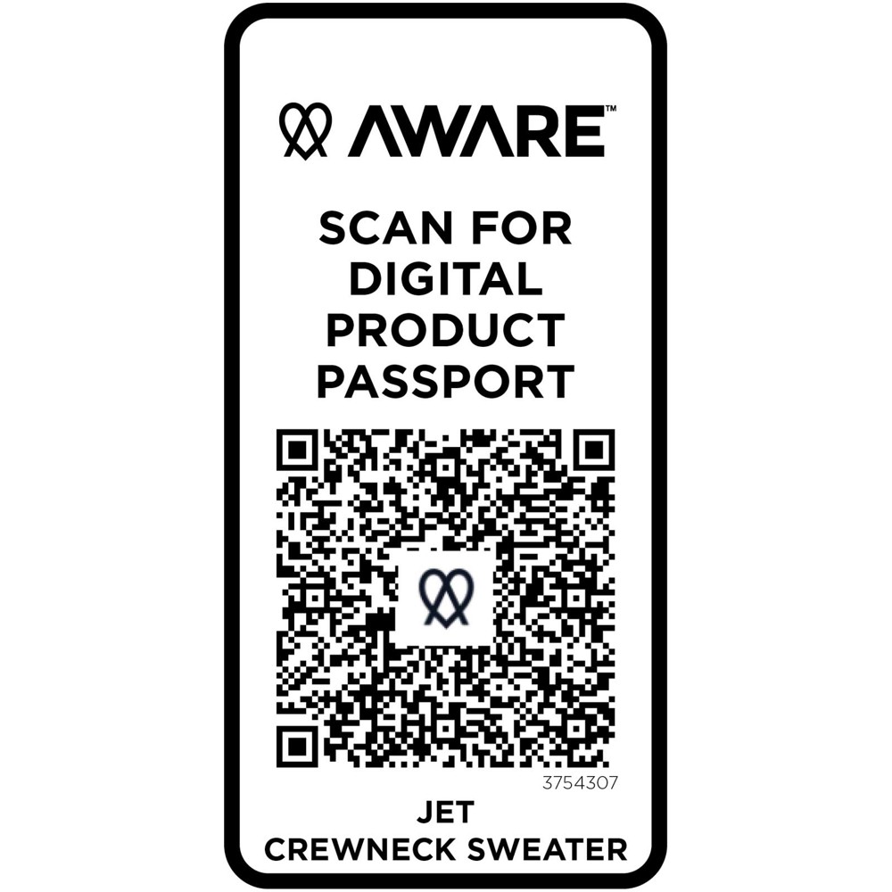 Tin 280 g/m² uniseks Aware™ gerecyclede trui met crewneck
