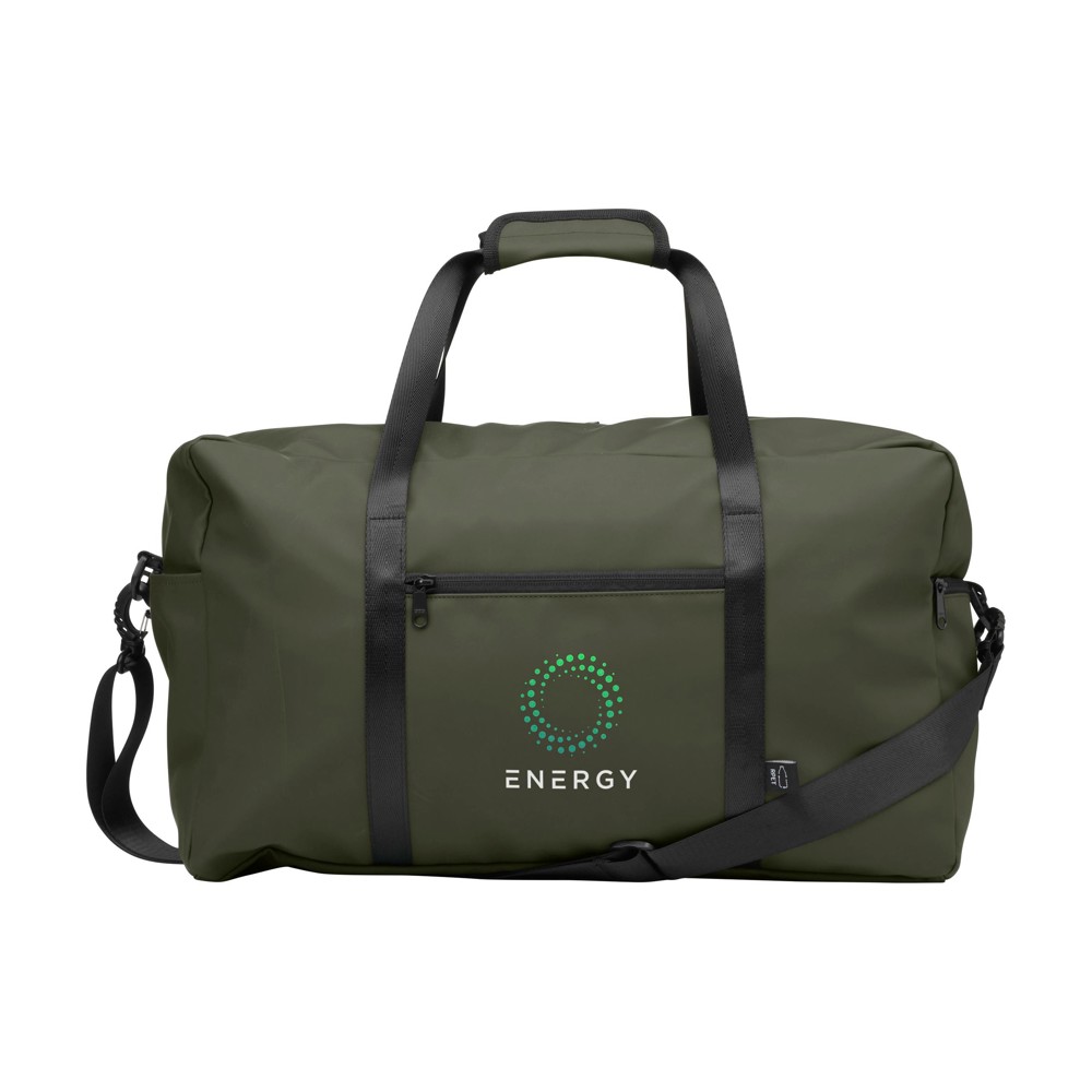 Lennon RCS Recycled Sports-/Travelbag - donkergroen (± PMS 4230C)