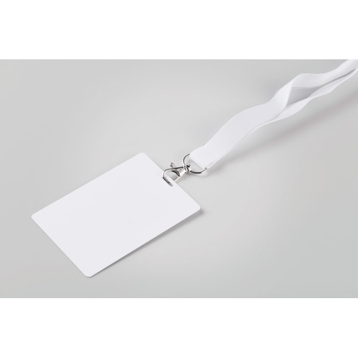 BADLARGE - Lanyard badge 120 x 80 mm