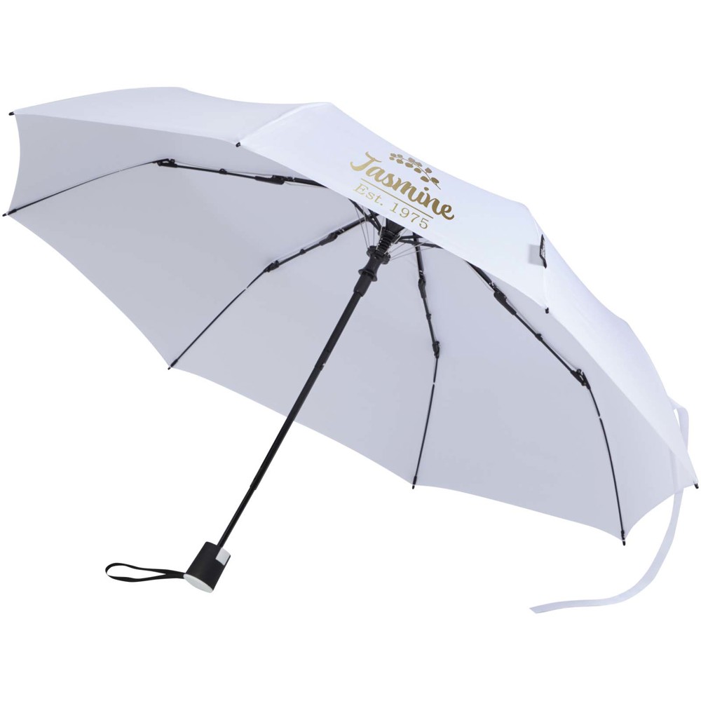 Agnes 21" opvouwbare paraplu met automatische opening van RPET
