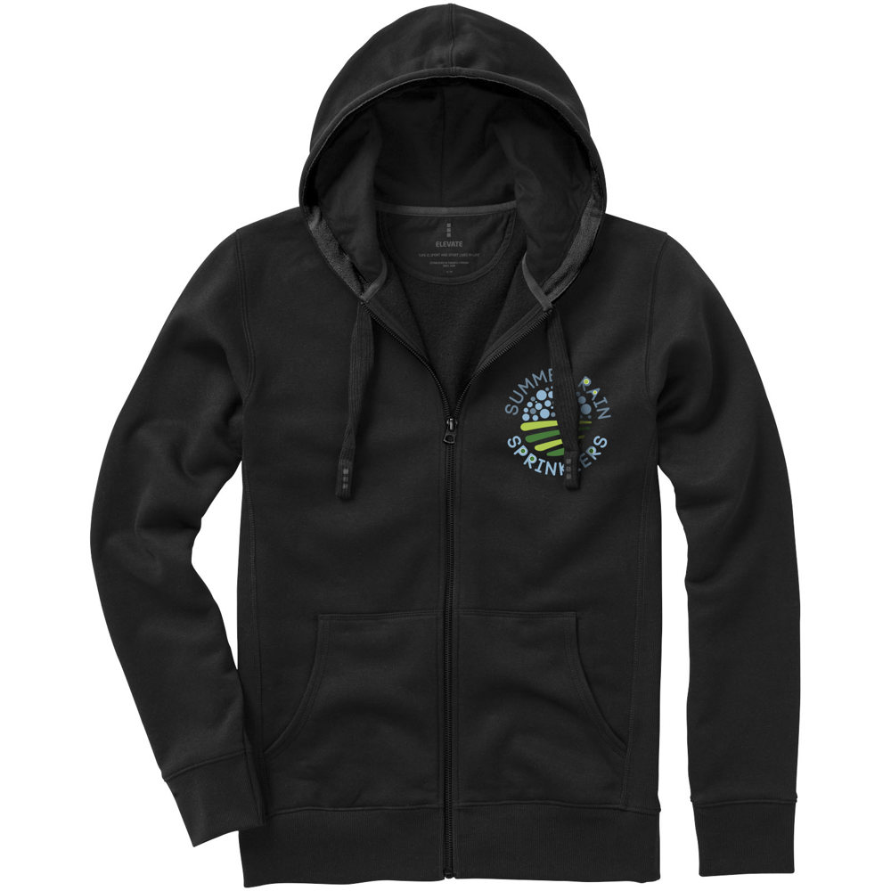 Arora 300 g/m² unisex hoodie met ritssluiting