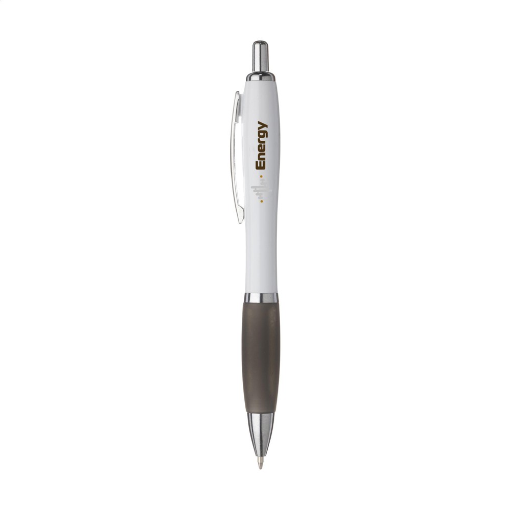 Athos White pennen - zwart (± PMS Black)