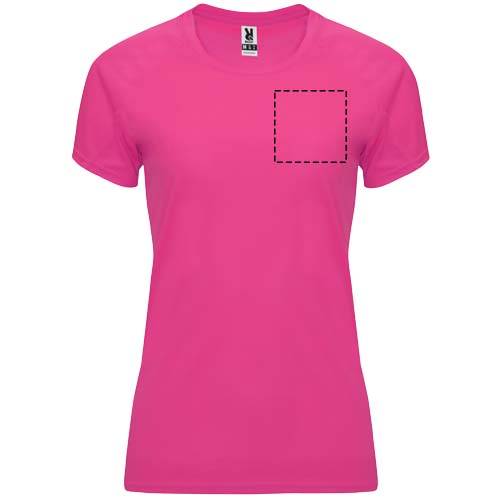 Bahrain 135 g/m² sportshirt met korte mouwen voor dames