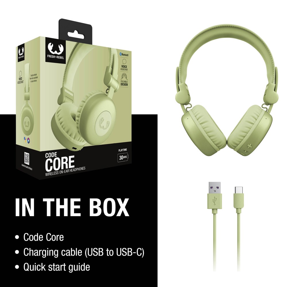 3HP1000 I Fresh 'n Rebel Code Core Draadloze on-ear koptelefoon 