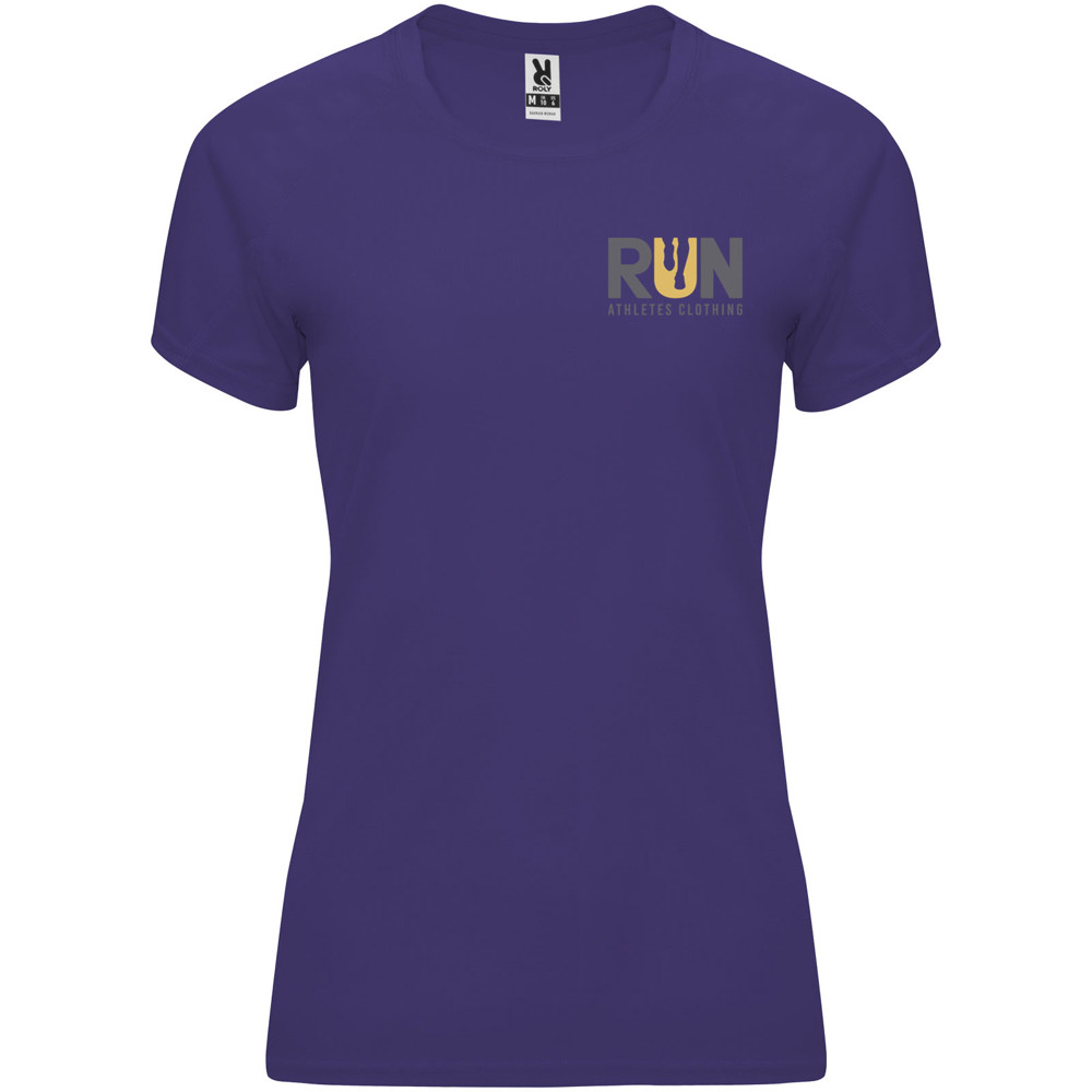 Bahrain 135 g/m² sportshirt met korte mouwen voor dames