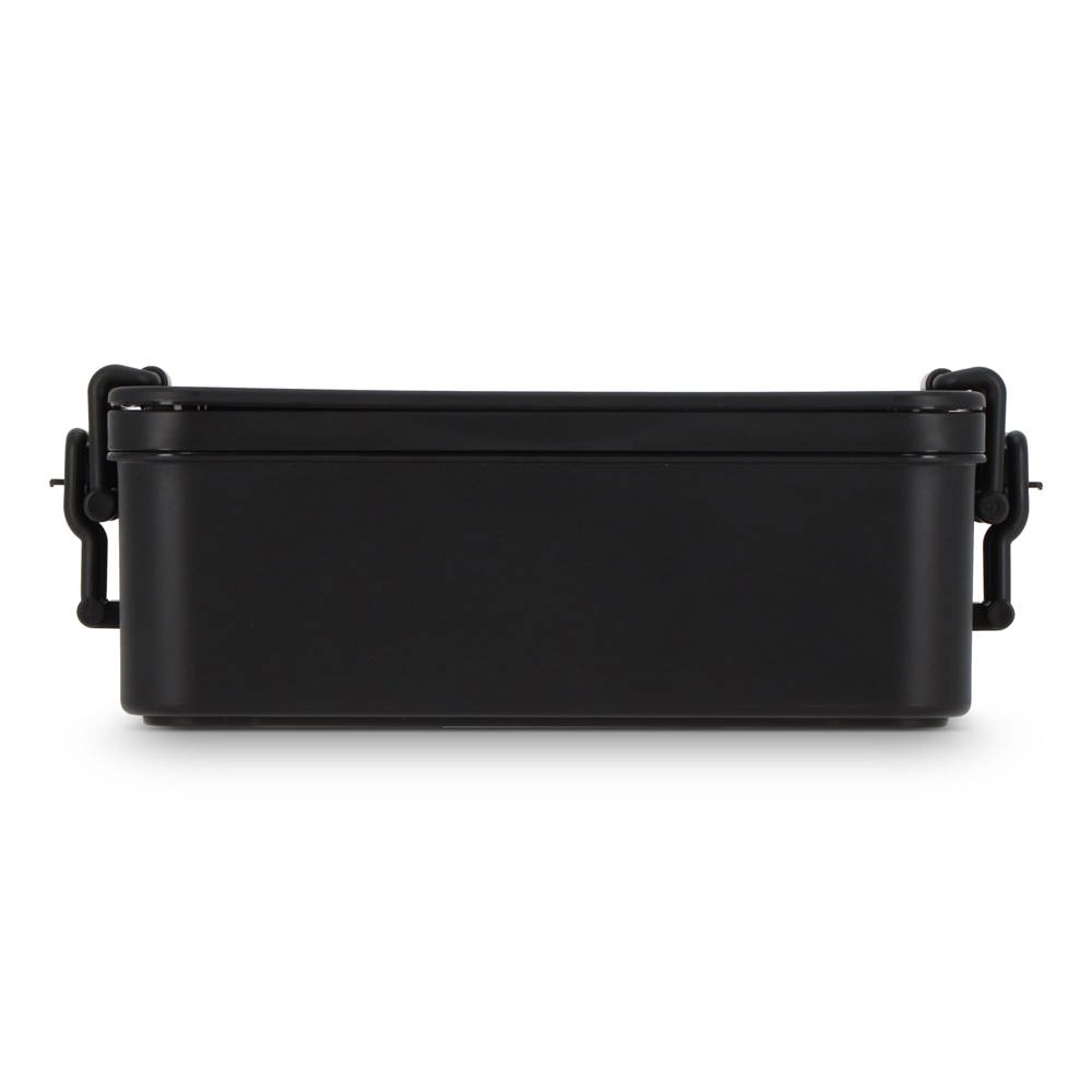Dubbellaagse Lunchbox met Bestek