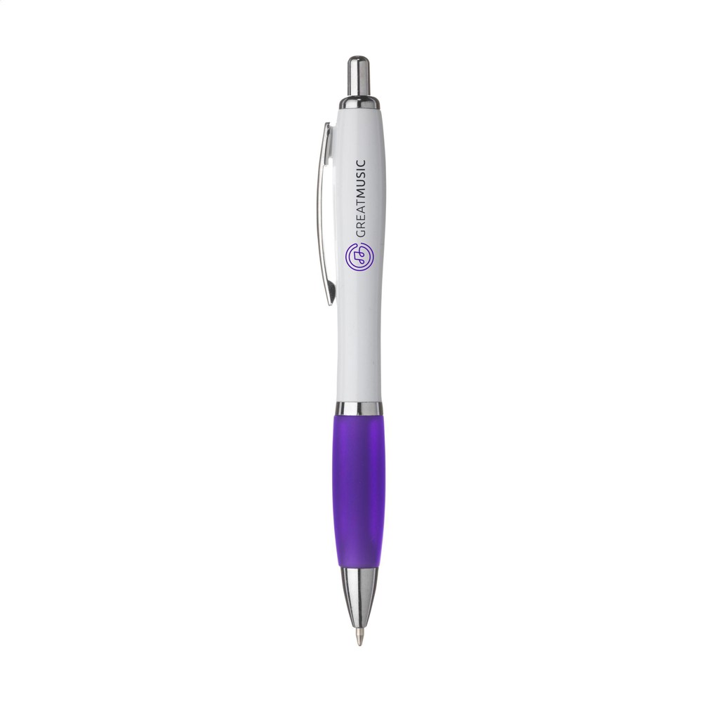Athos White pennen - paars (± PMS 268)