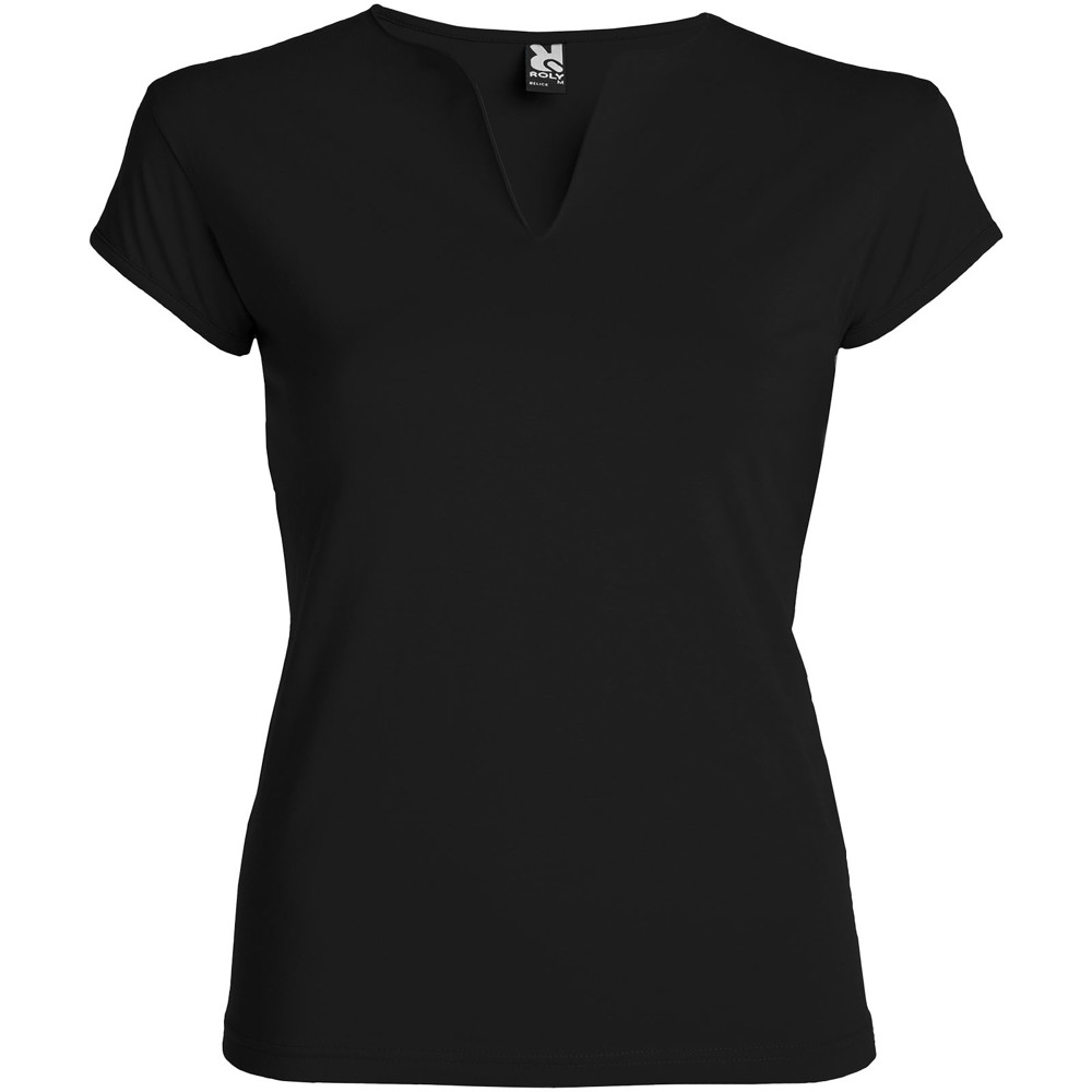 Belice 200 g/m² damesshirt met korte mouwen - Zwart