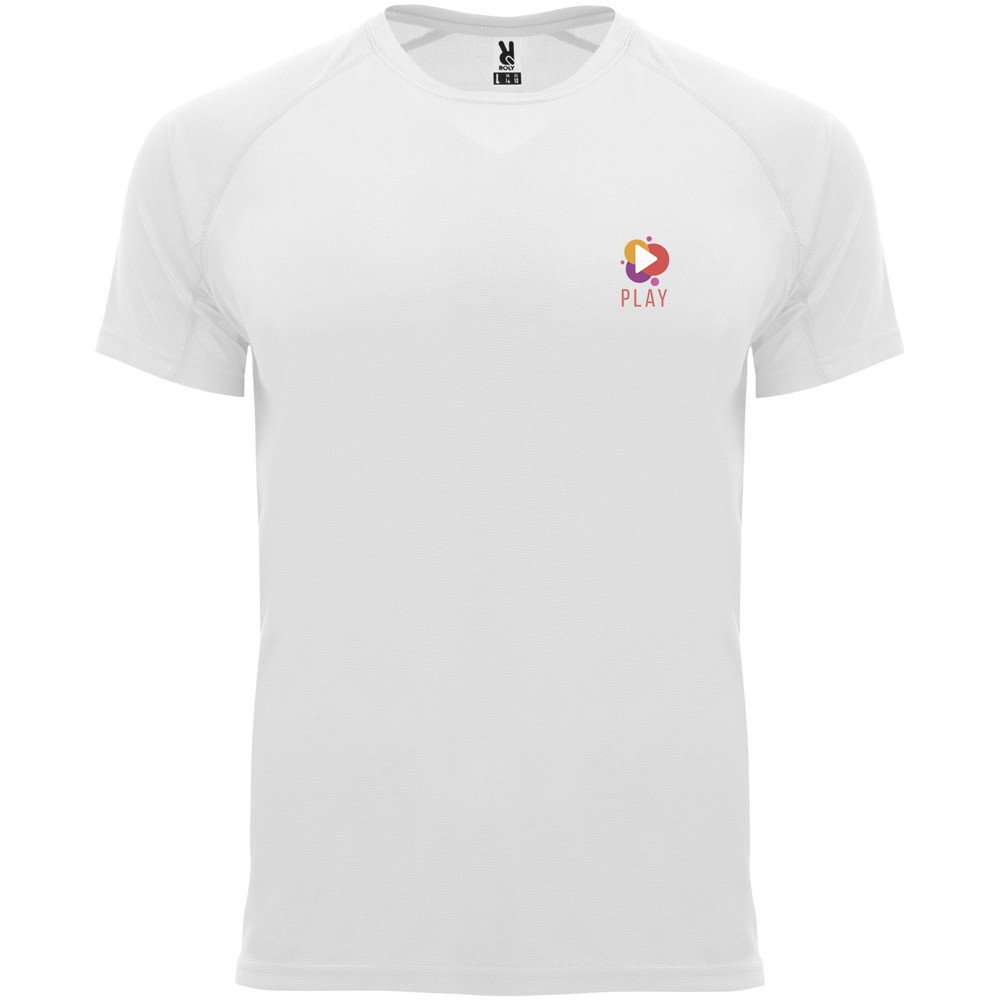 Bahrain 135 g/m² sportshirt met korte mouwen voor kinderen