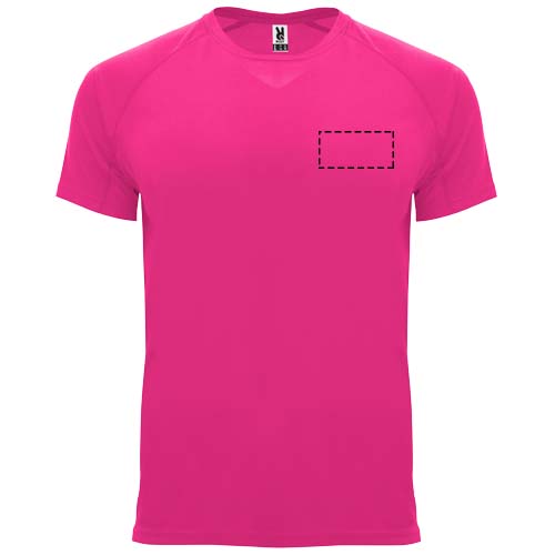 Bahrain 135 g/m² sportshirt met korte mouwen voor kinderen