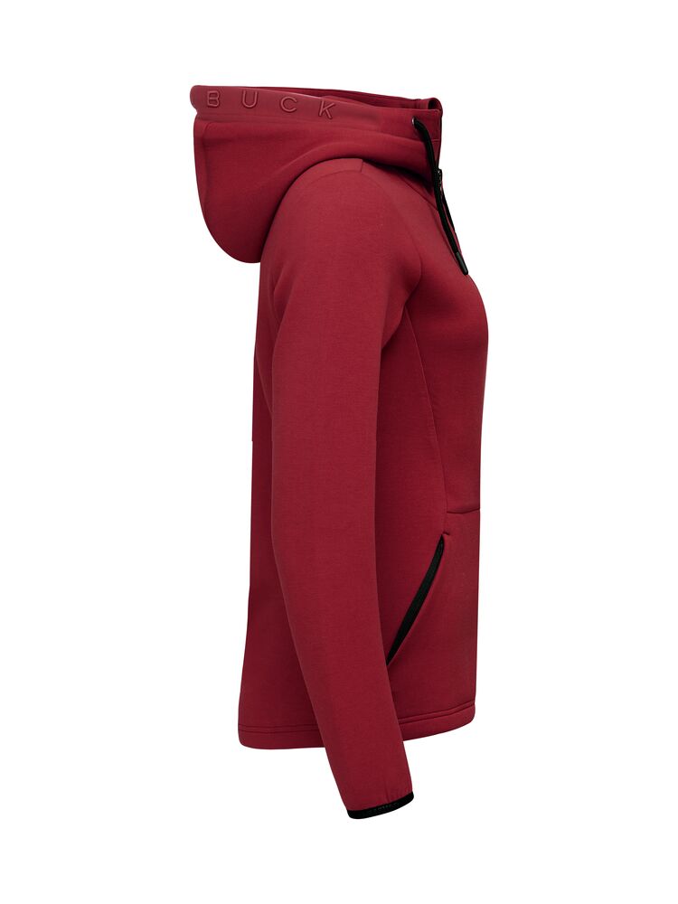Cutter & Buck - Pemberton Hood Dames Biker Rood XS