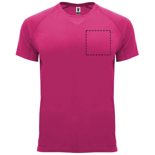 Bahrain 135 g/m² sportshirt met korte mouwen voor heren